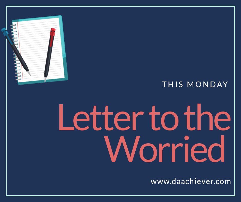 Open letter to the worried