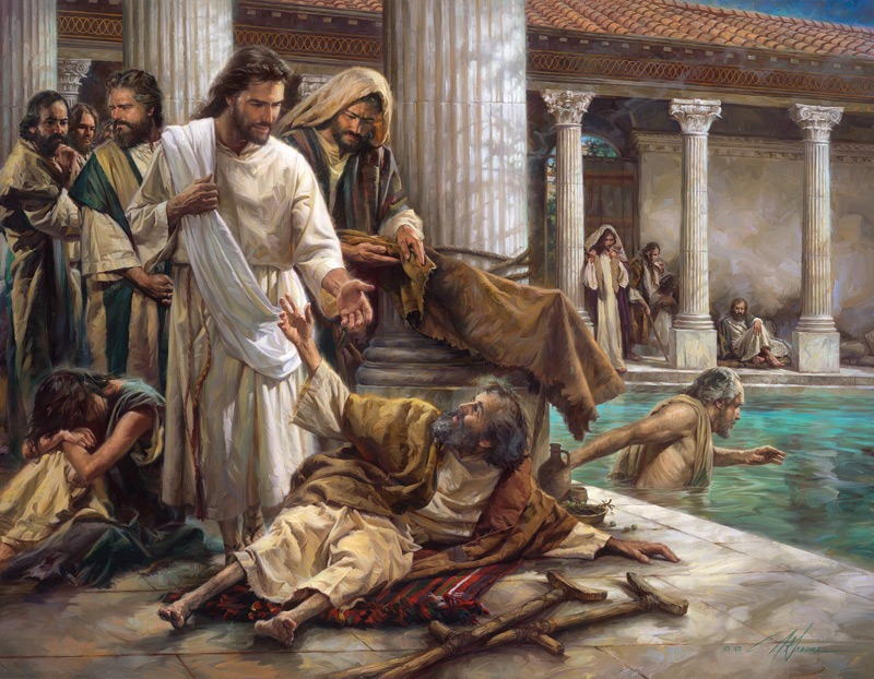At the pool of Bethesda- A Bible story 2