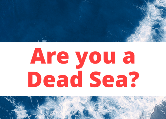 Are you a dead sea? Helping others grow as Christians