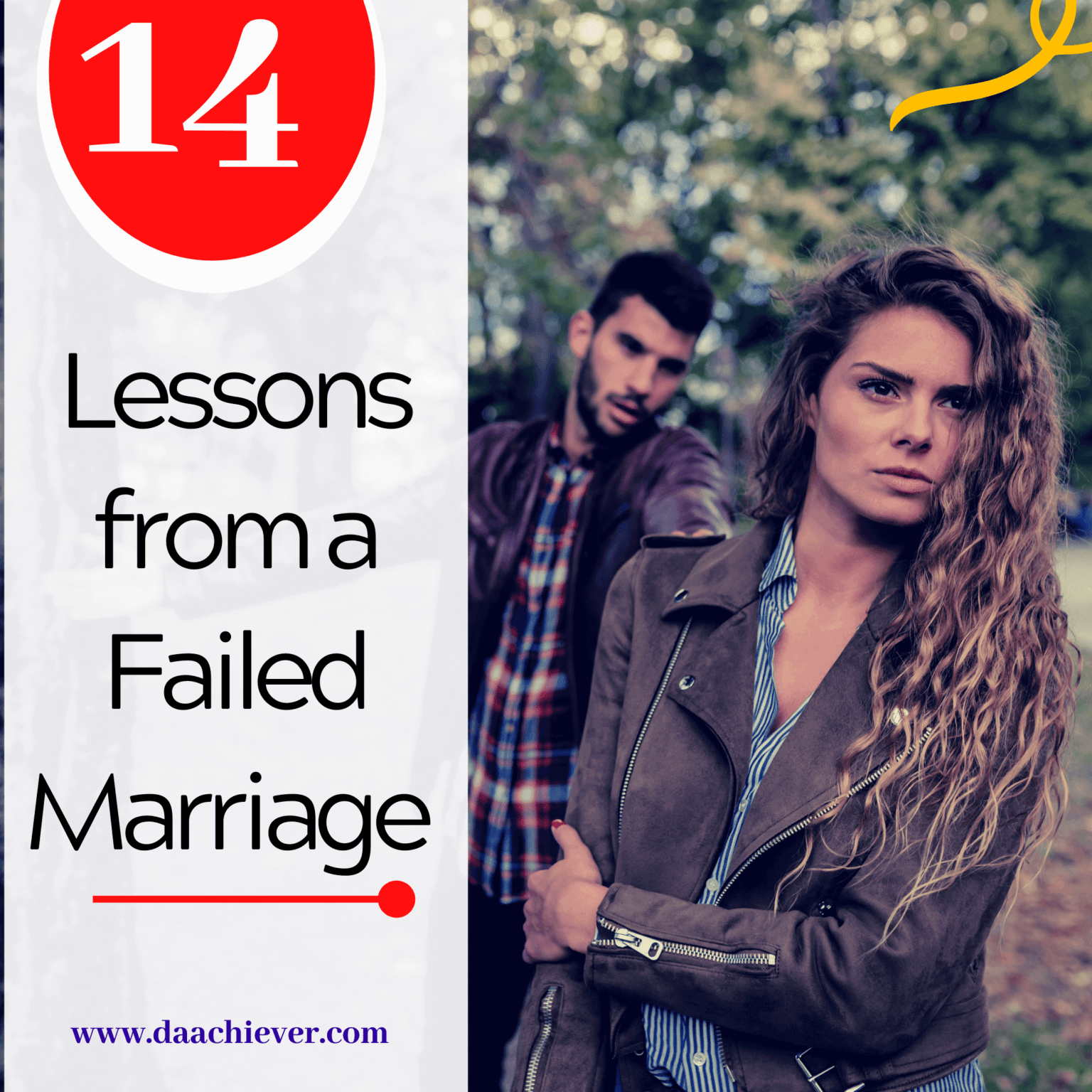 14 Important Lessons from a failed marriage