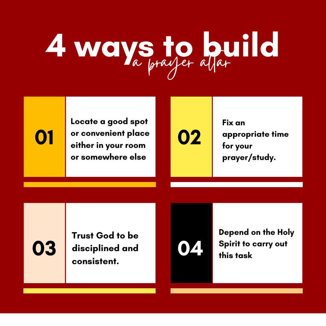 4 ways to build a prayer altar